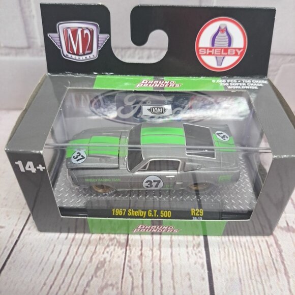 M2 MACHINE Other - 2025 M2 Machines Ground Pounders 1967 Shelby G.T. 500   1:64 Scale Brand New
